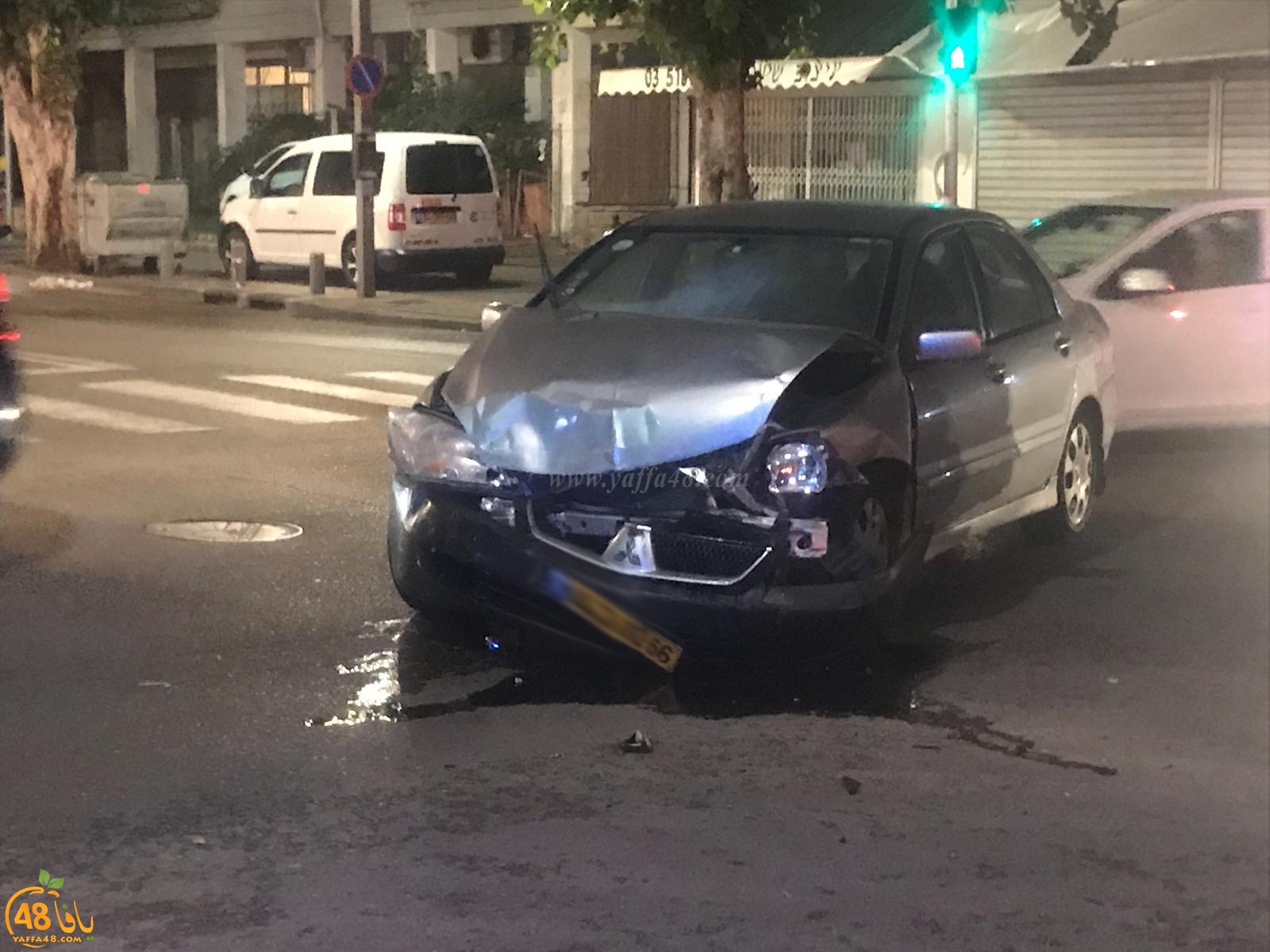 يافا: إصابة طفيفة بحادث بين مركبتين منتصف الليلة