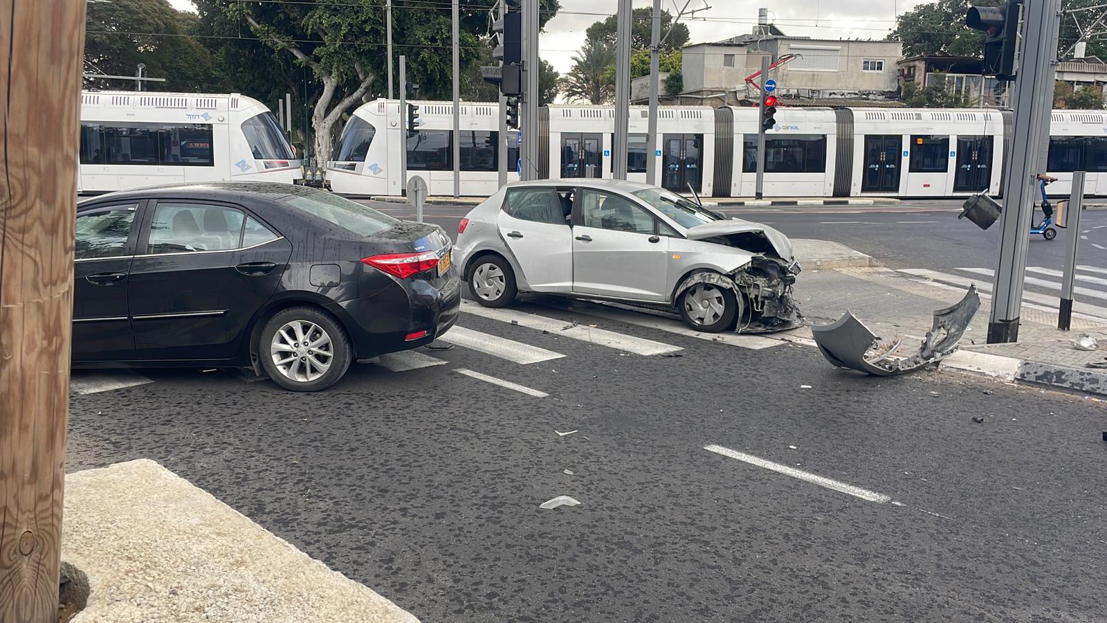 يافا: حادث طرق بين مركبتين في شارع شديروت زاوية هبعشاط