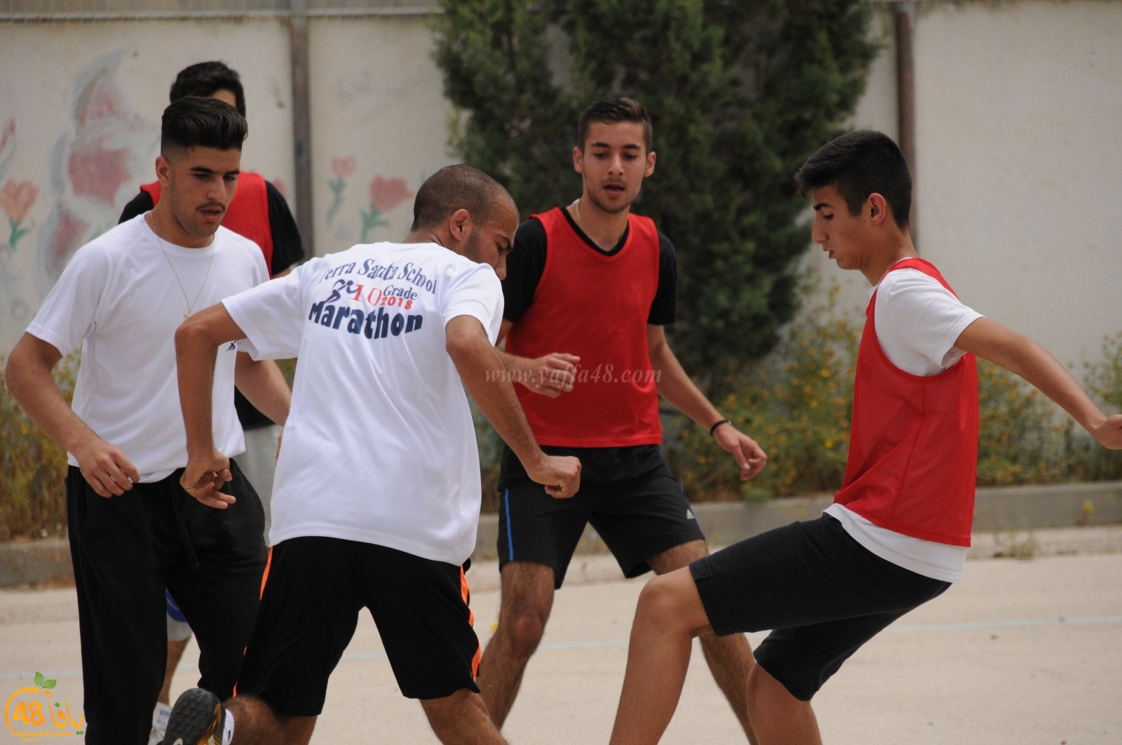 صور: مدرسة تيراسنطا الثانوية بيافا تُنظم ماراثوناً رياضياً 
