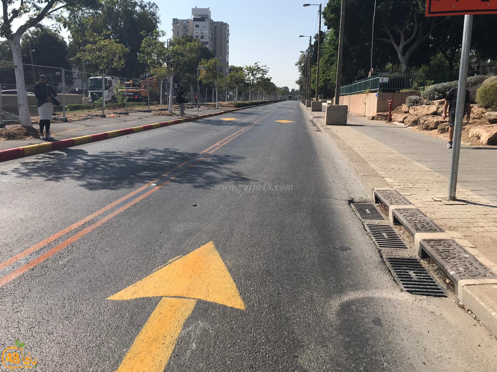 للأسبوع الثاني - اغلاق مقطع من شارع شديروت يروشلايم بيافا بسبب اعمال التطوير