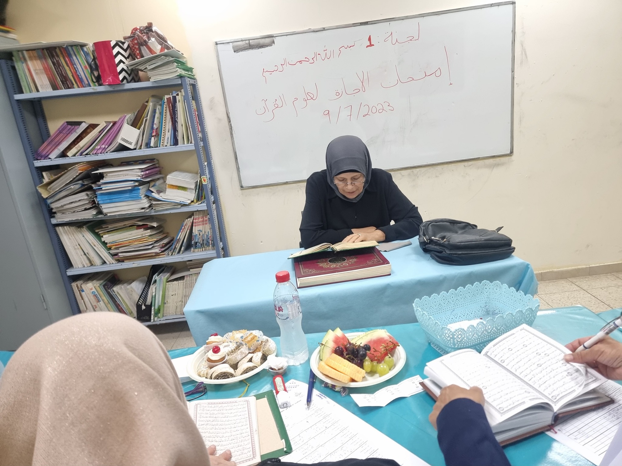 مجموعة من طلاب وطالبات يافا، اللد والرملة يتقدمون لامتحان التلاوة العملي