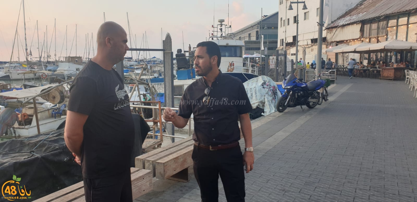  فيديو: اجتماع مع الصيادين لبحث مشاريع التطوير في ميناء يافا 