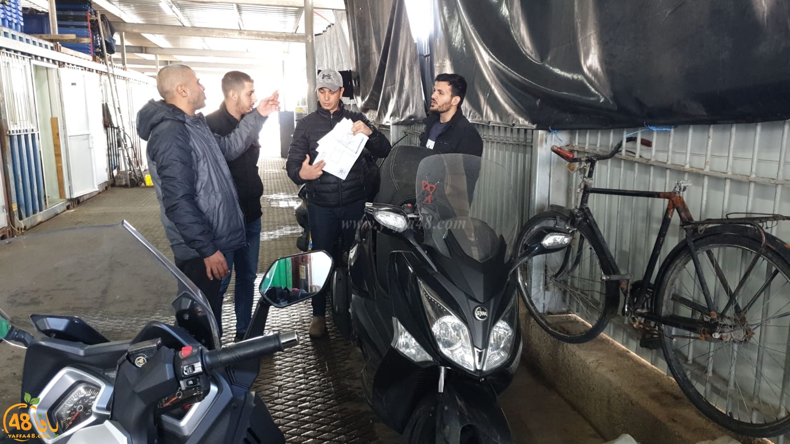 يافا: الشرطة تُداهم مناطق متفرقة من المدينة بحثاً عن الدراجات النارية
