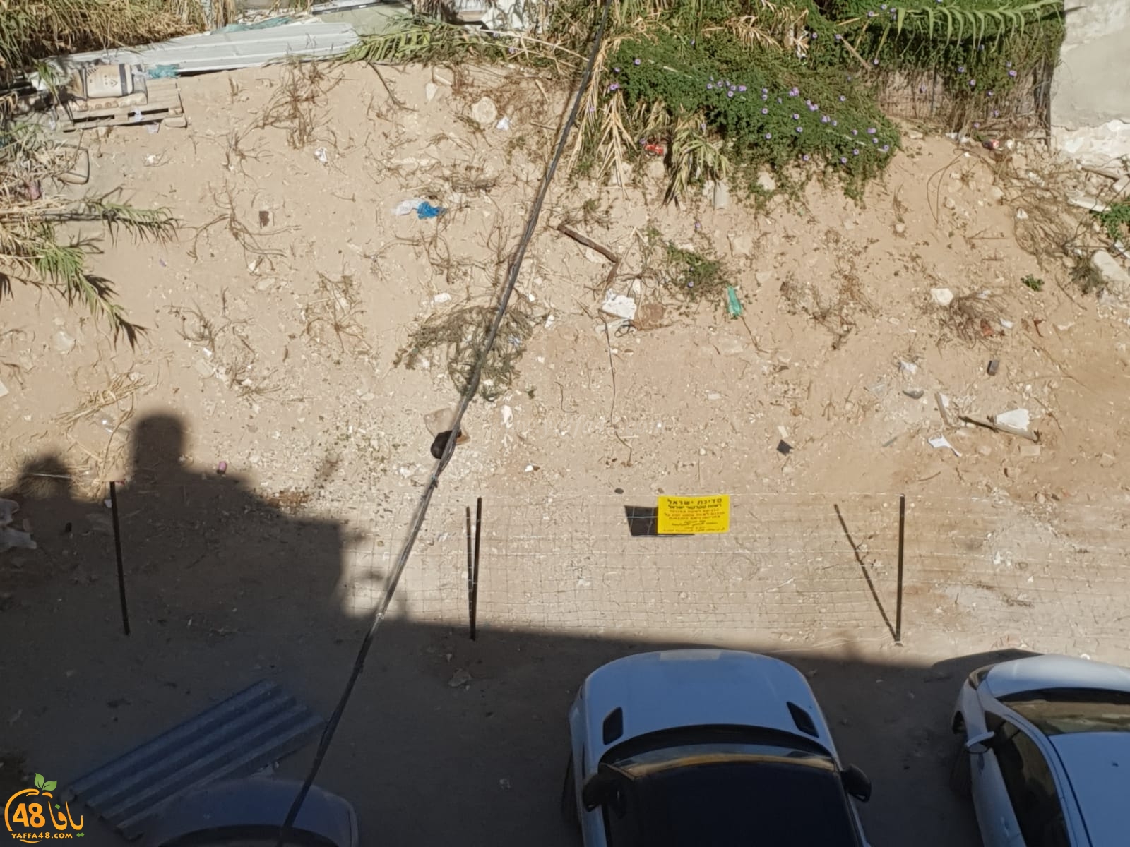   دائرة أراضي اسرائيل تُغلق قطعة أرض بيافا استخدمها السكان لركن سياراتهم 