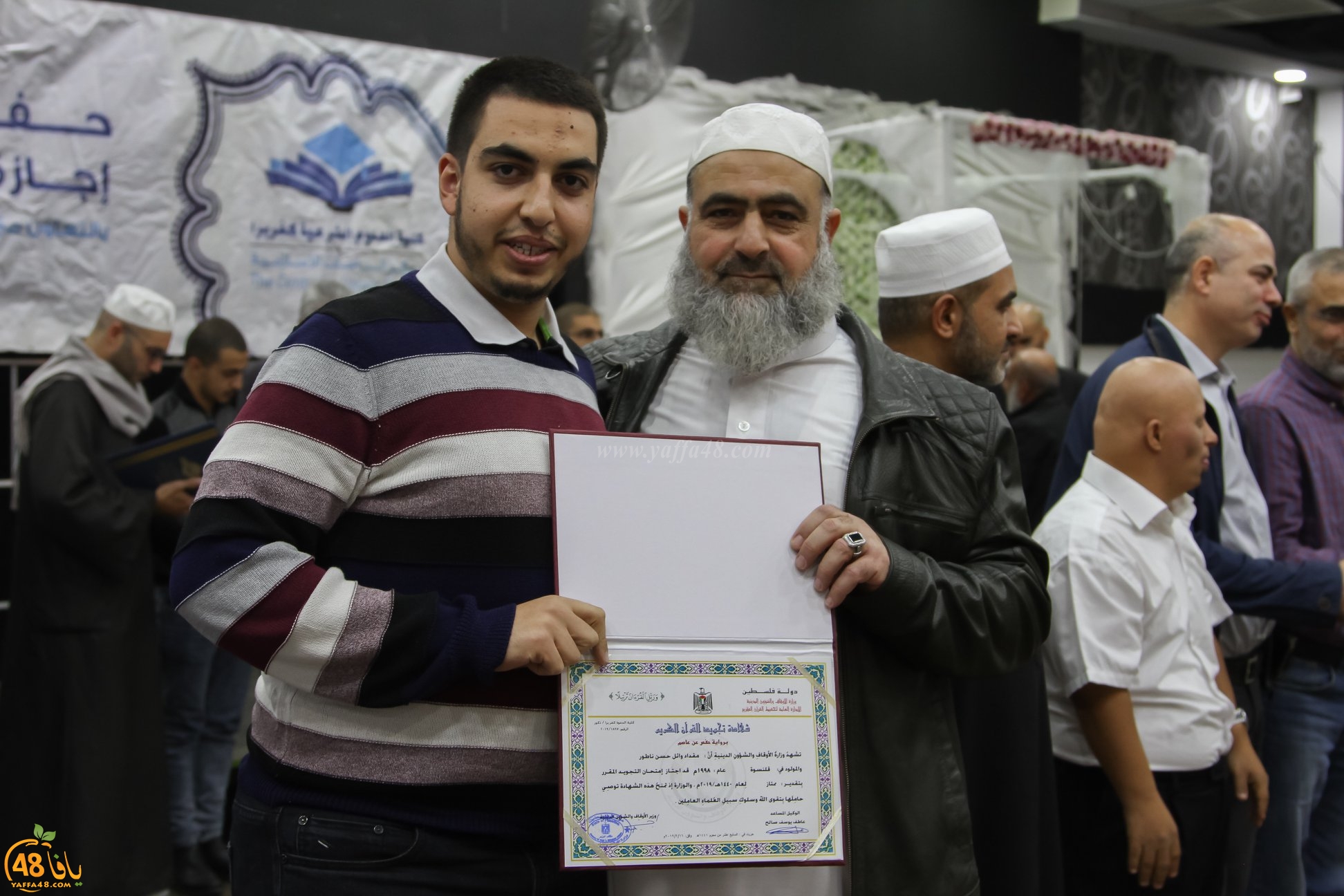  كلية الشريعة كفربرا تخرّج 150 طالباً من حملة الاجازة في قراءة حفص عن عاصم