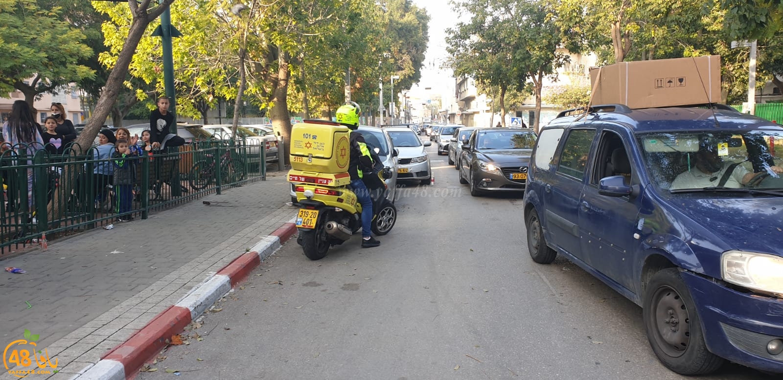 يافا: اصابة متوسطة لفتى اثر تعرضه لحادث دهس بالمدينة