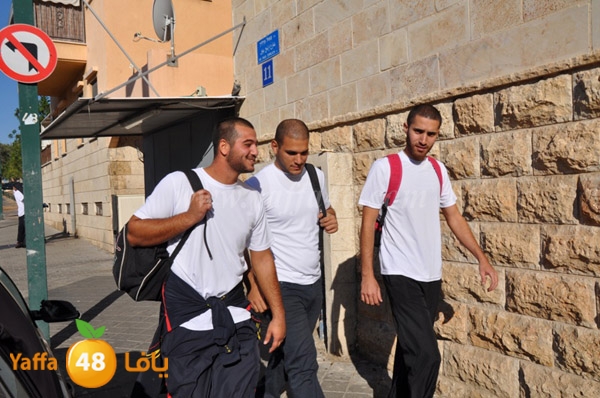 من الأرشيف - شباب يافا ينطلقون سيراً على الأقدام الى الأقصى عام 2014 