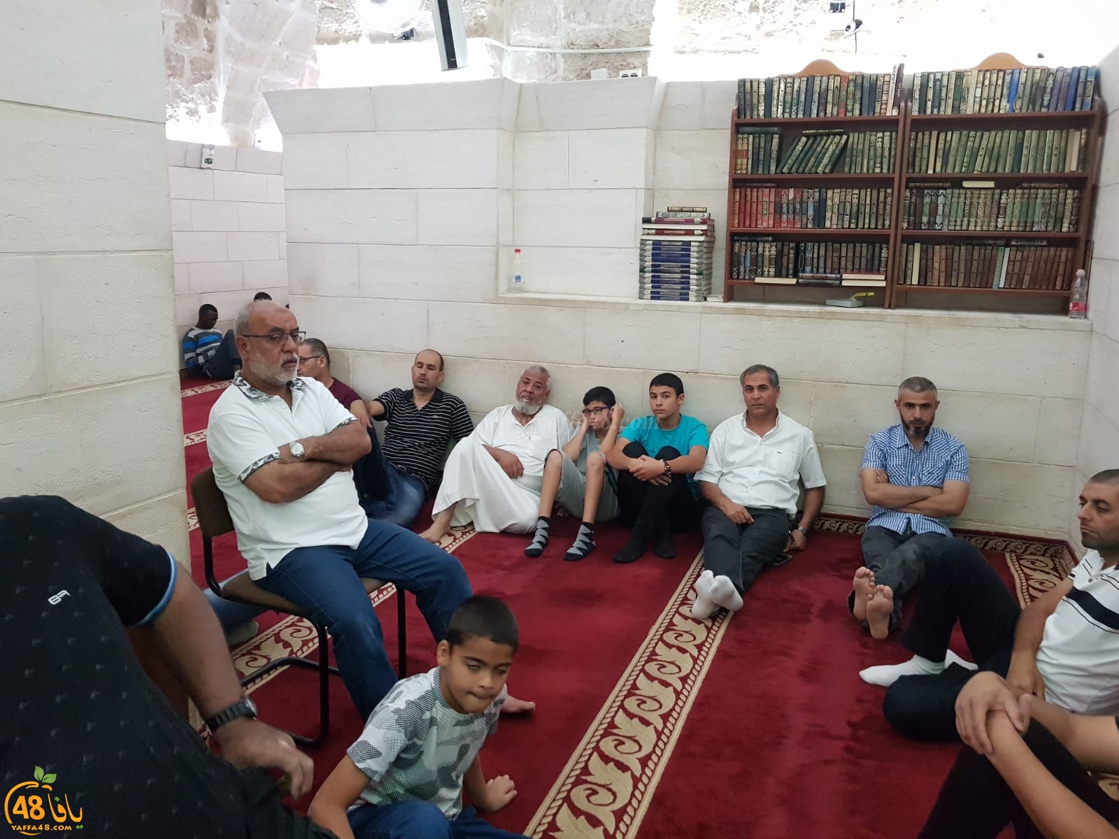  اللد: الشيخ محمد عايش يلقي الدرس الثاني من دروس رمضان في المسجد الكبير