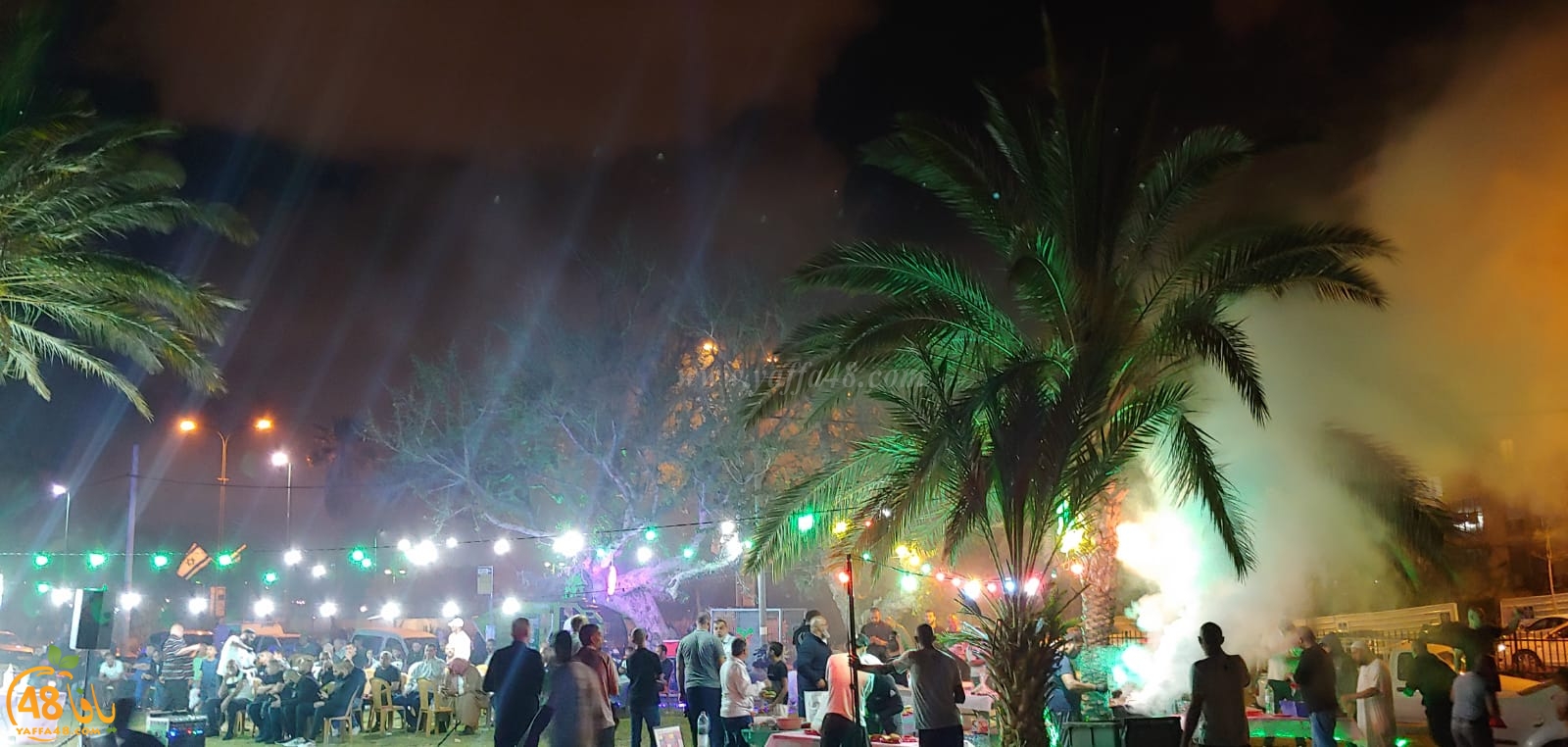 بالصور : خيمة الهدى تنظم أمسية دعوية في ضيافة عائلة حلبي بيافا