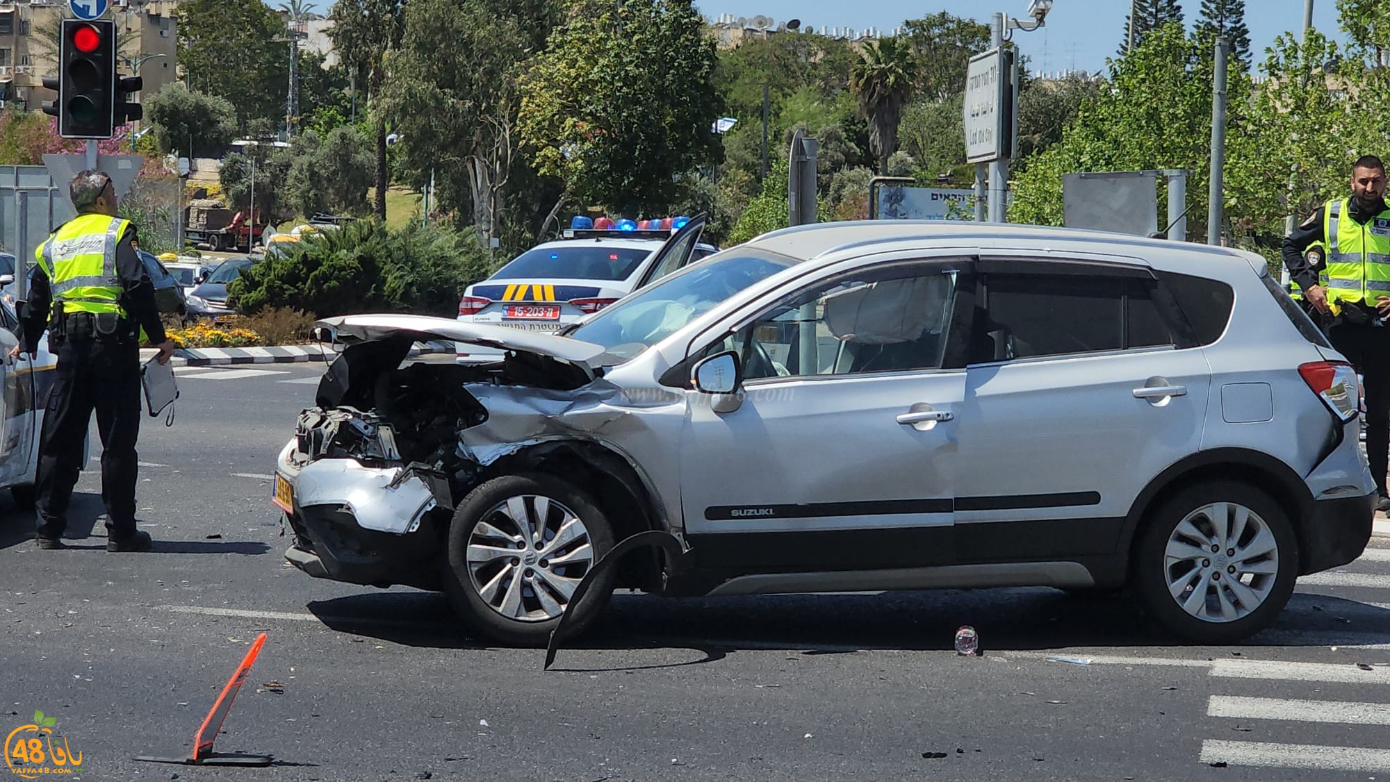 3 اصابات بحادث طرق في مدخل مدينة اللد