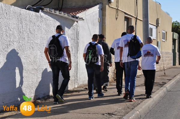 من أرشيف يافا 48 - شباب يافا ينطلقون سيراً على الأقدام الى المسجد الأقصى المبارك عام 2014 