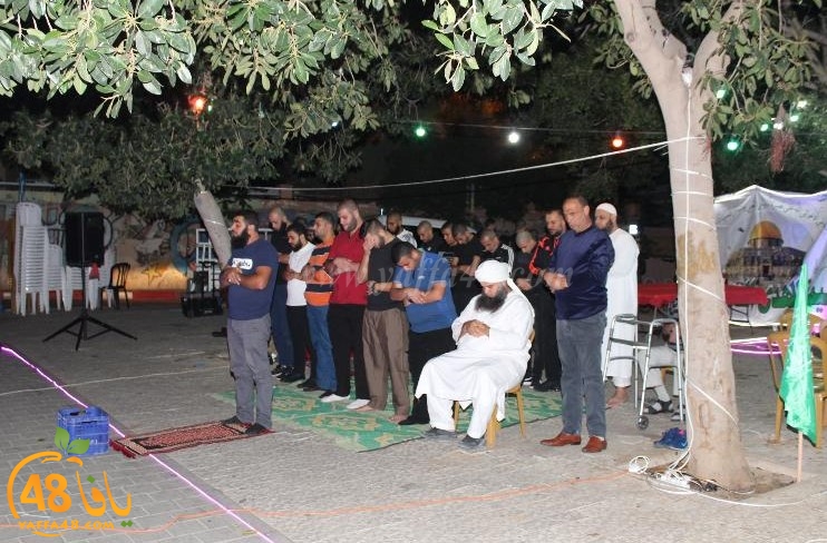 بالصور: خيمة الهدى تنظم أمسية دعوية في ضيافة عائلة منصور بيافا