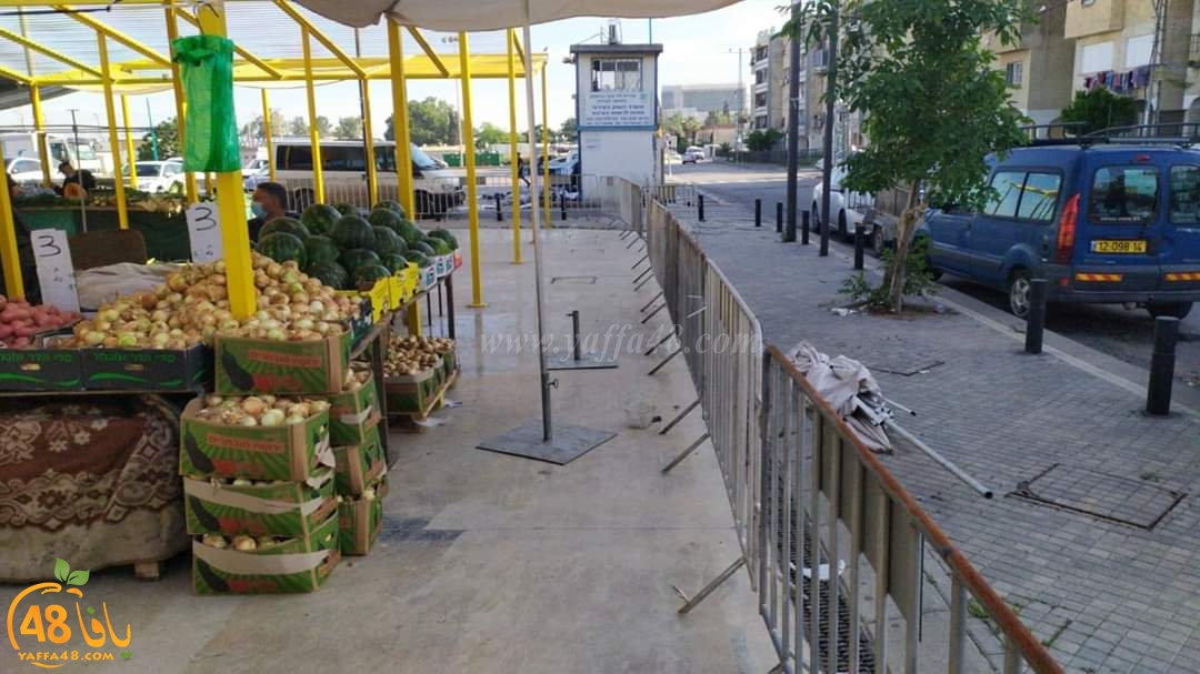  اللد: اعادة افتتاح السوق البلدي في المدينة أمام الأهالي 
