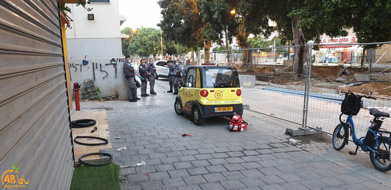 يافا: إصابة طفيفة لشاب في حادث إطلاق نار بالمدينة