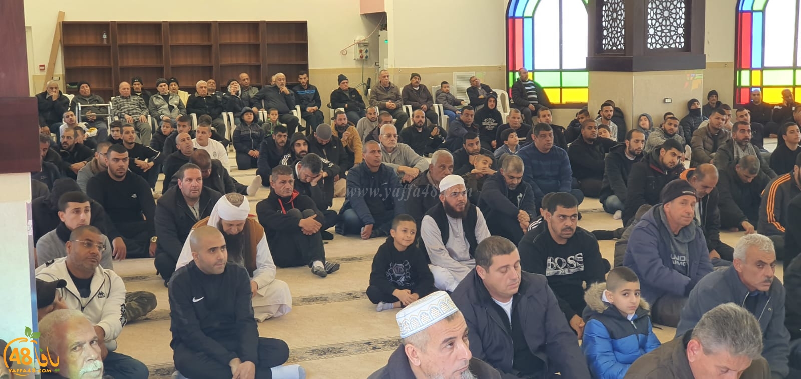 شاهد: خطبة الجمعة من مسجد النور باللّد للشيخ علي الدنف