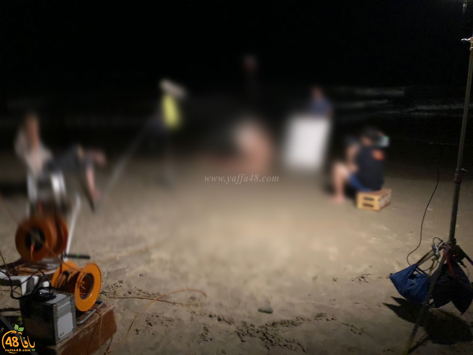  صور: محاولة تصوير فيلم اباحي على شاطئ يافا وشباب المدينة يتصدون