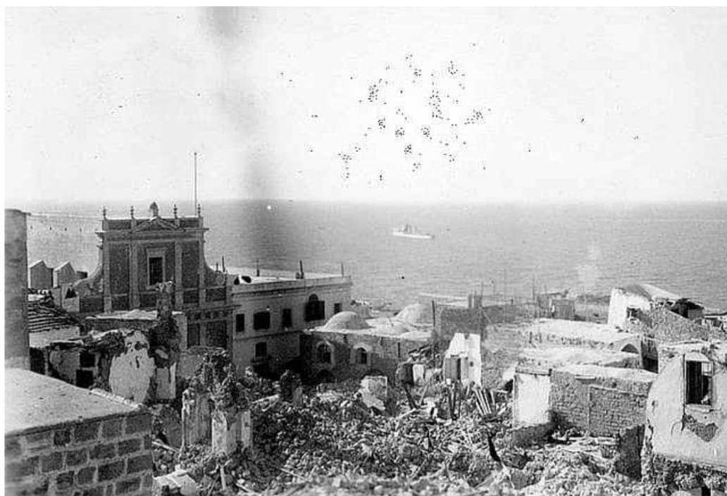 ما أشبه اليوم بالبارحة .. مشاهد للدمار في أحياء يافا بعد ثورة عام 1936