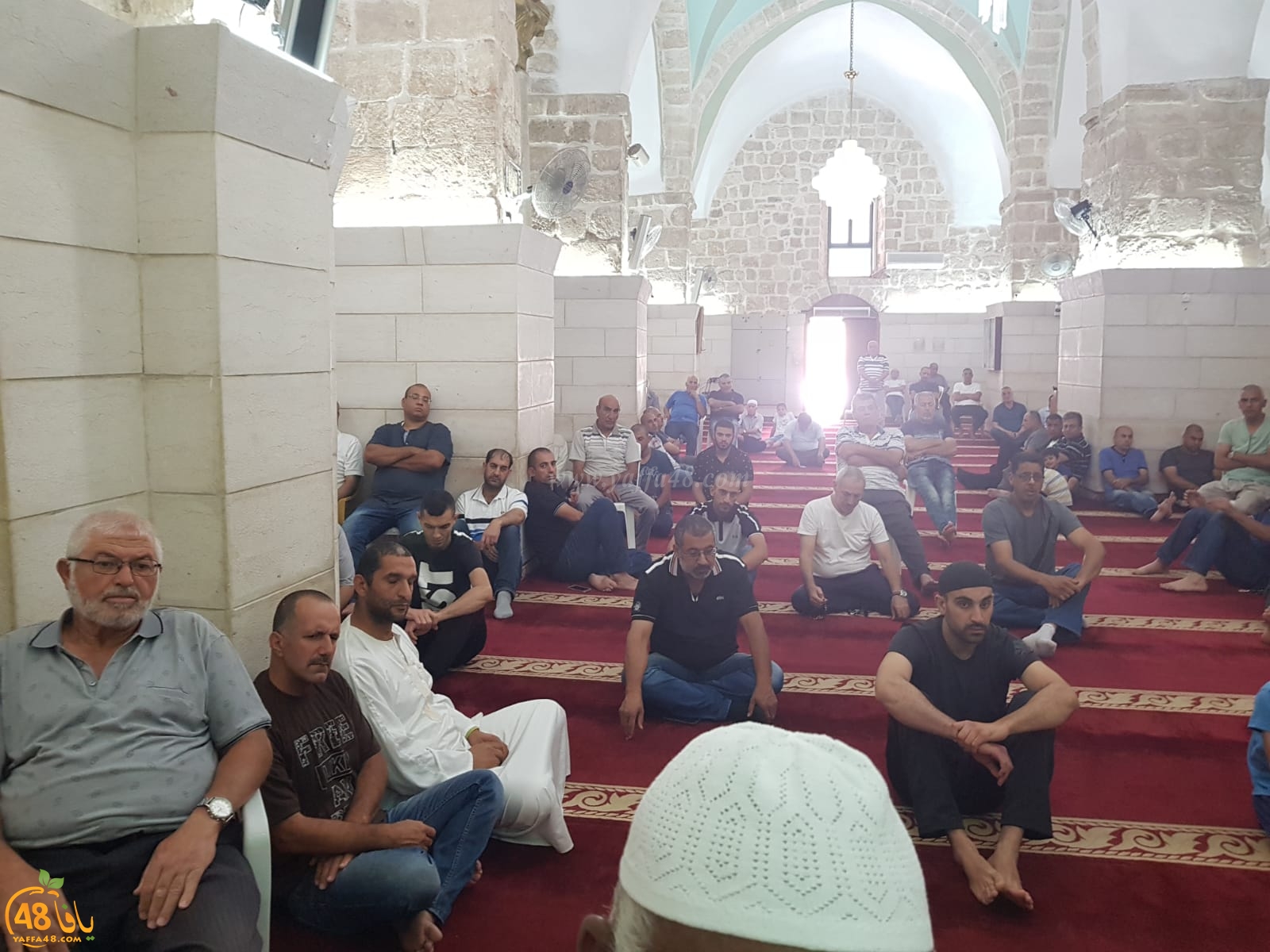  صور: درس رمضاني للشيخ احمد عاصي في المسجد العمري الكبير باللد
