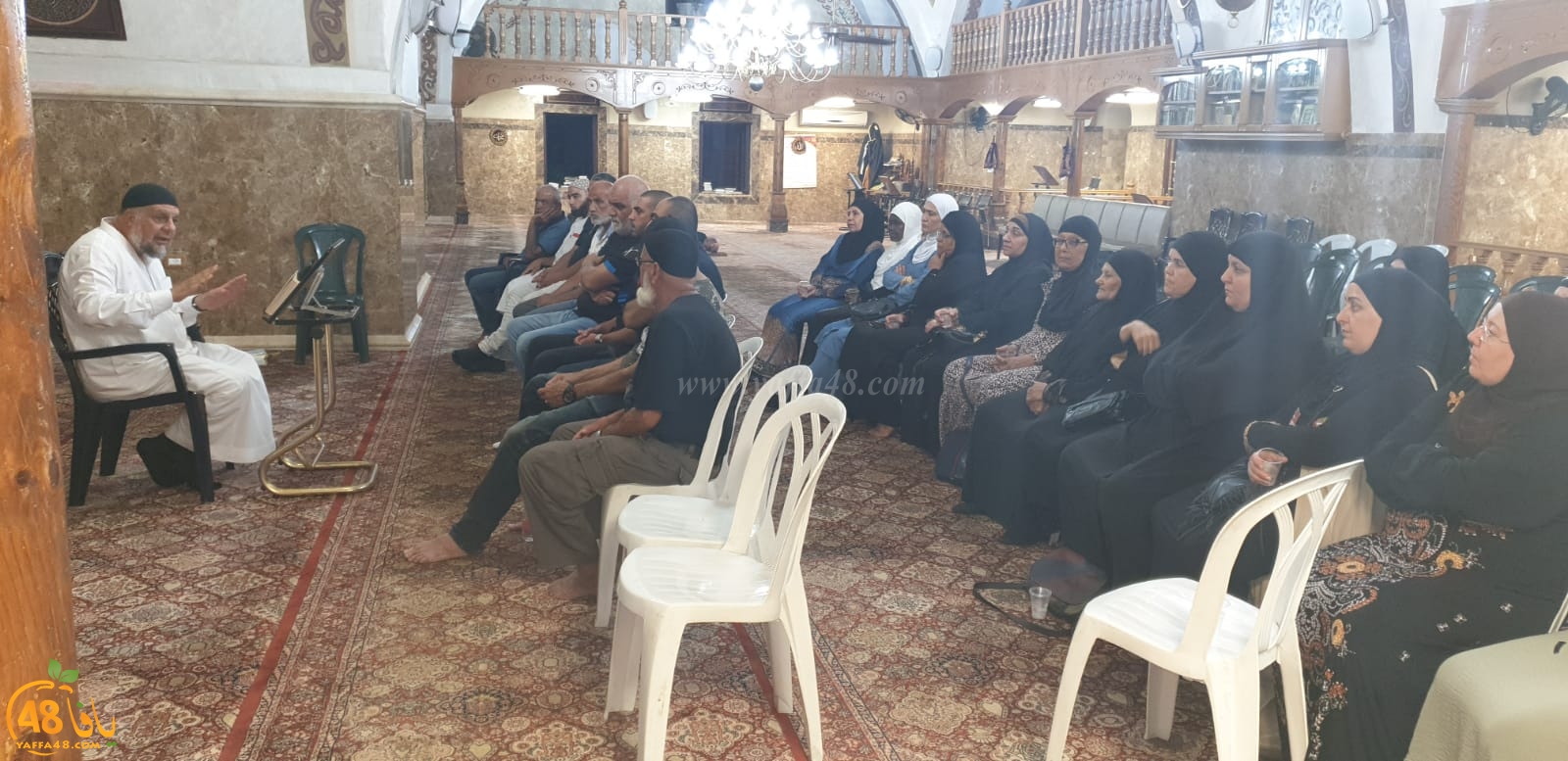 يافا: لجنة تيسير الحج والعمرة تُنظم درسها الرابع لحجاج بيت الله الحرام