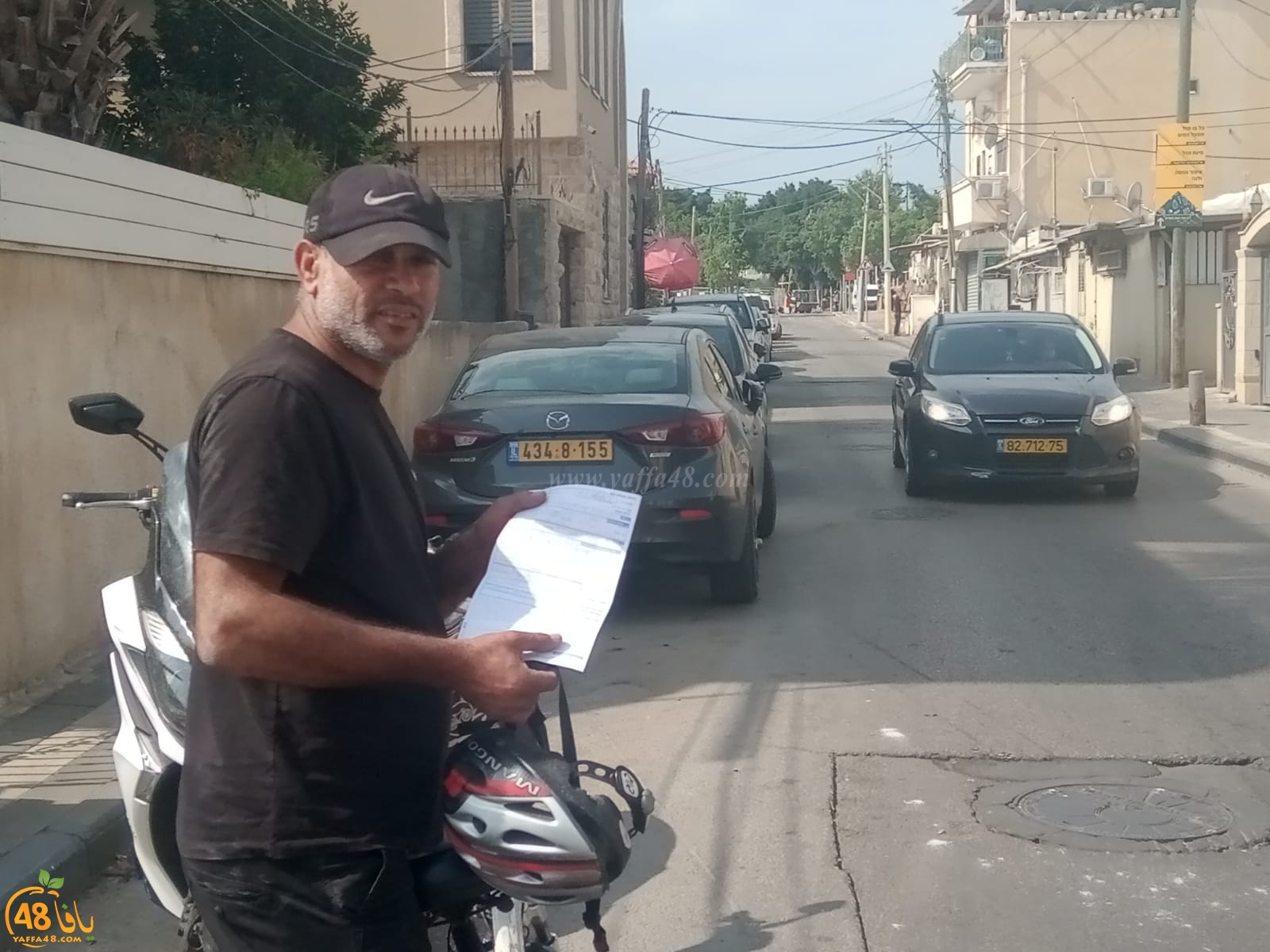   فيديو: مواطن من يافا شرطي اسقطني عن الدراجة الكهربائية وحرر مخالفة ضدي