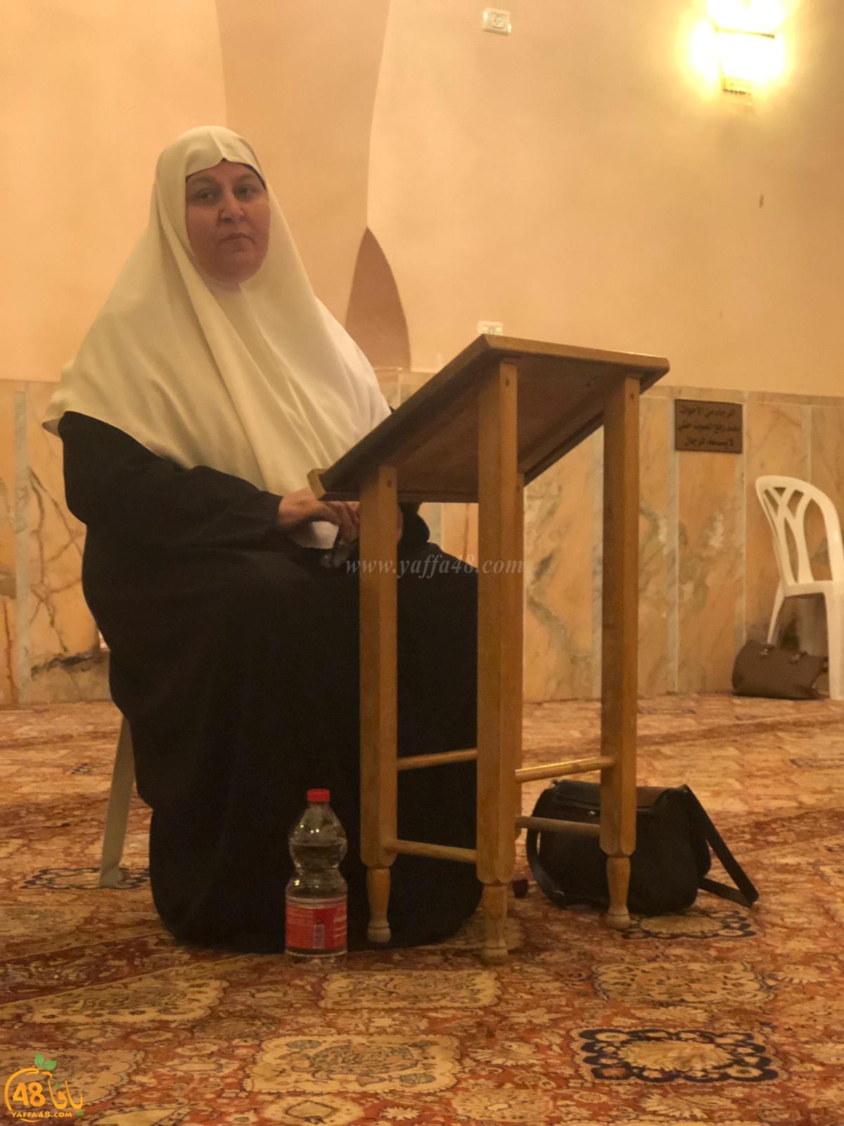  بالصور: لجنة تيسير الحج والعمرة بيافا تُنظم درساً لنساء يافا المقبلات على الحج 