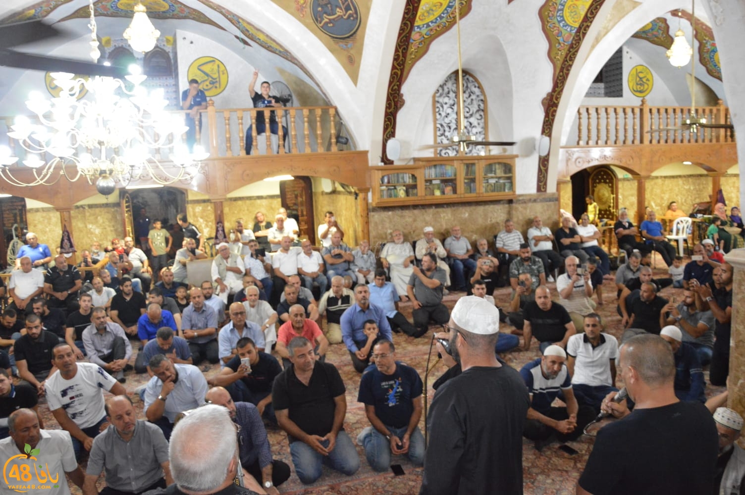 بالصور: أمسية دينية بمناسبة الهجرة النبوية الشريفة في مسجد المحمودية بيافا
