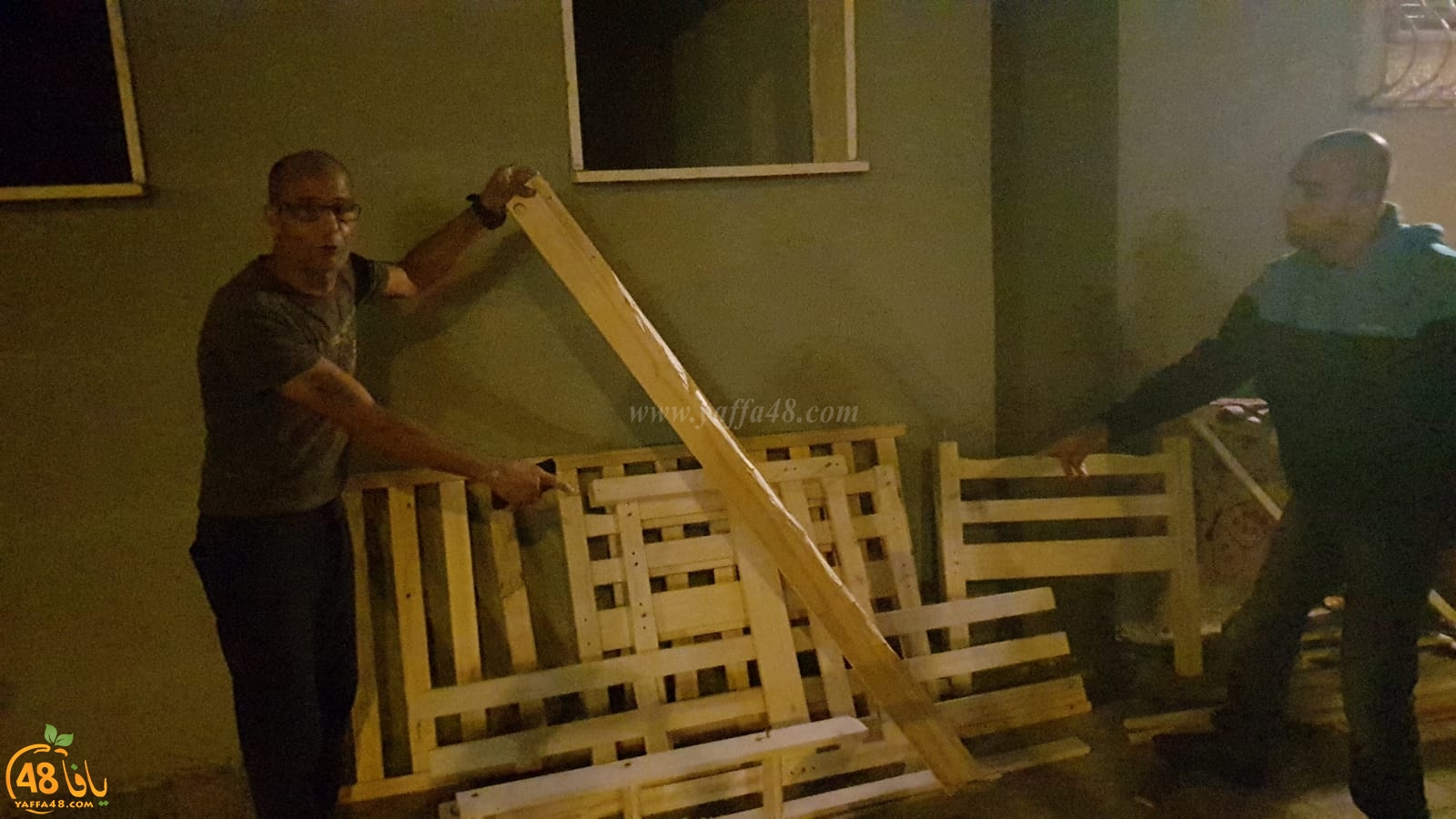 فيديو: جمعية يافا في زيارة لبيت عائلة يتيم بعد انهيار أجزاء من سقفه 