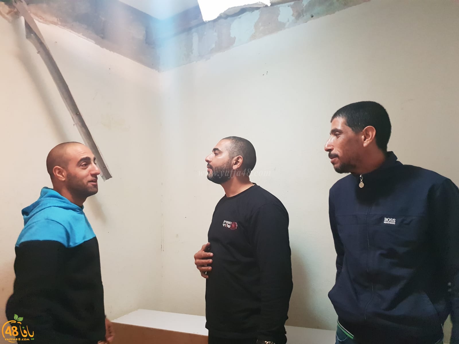 فيديو: جمعية يافا في زيارة لبيت عائلة يتيم بعد انهيار أجزاء من سقفه 