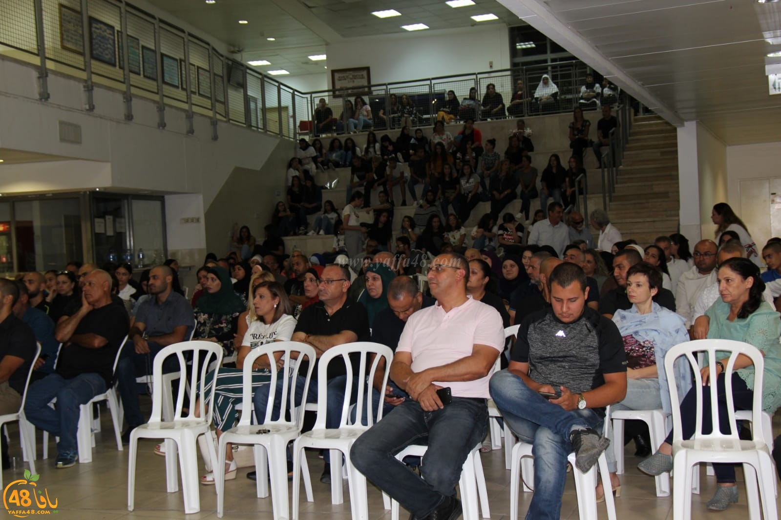 بالصور: محاضرة توعوية حول قانون القومية في مدرسة أجيال الثانوية بيافا 