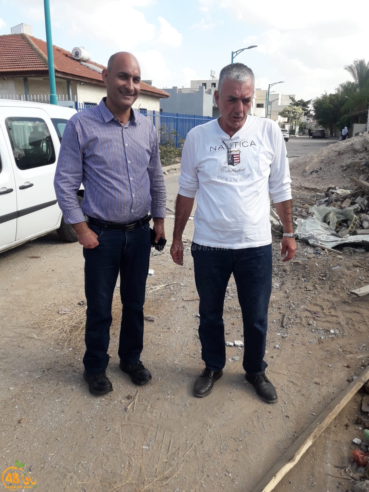  بمتابعة أعضاء البلدية العرب - الشروع بتنظيف احياء مدينة اللد من النفايات الصلبة