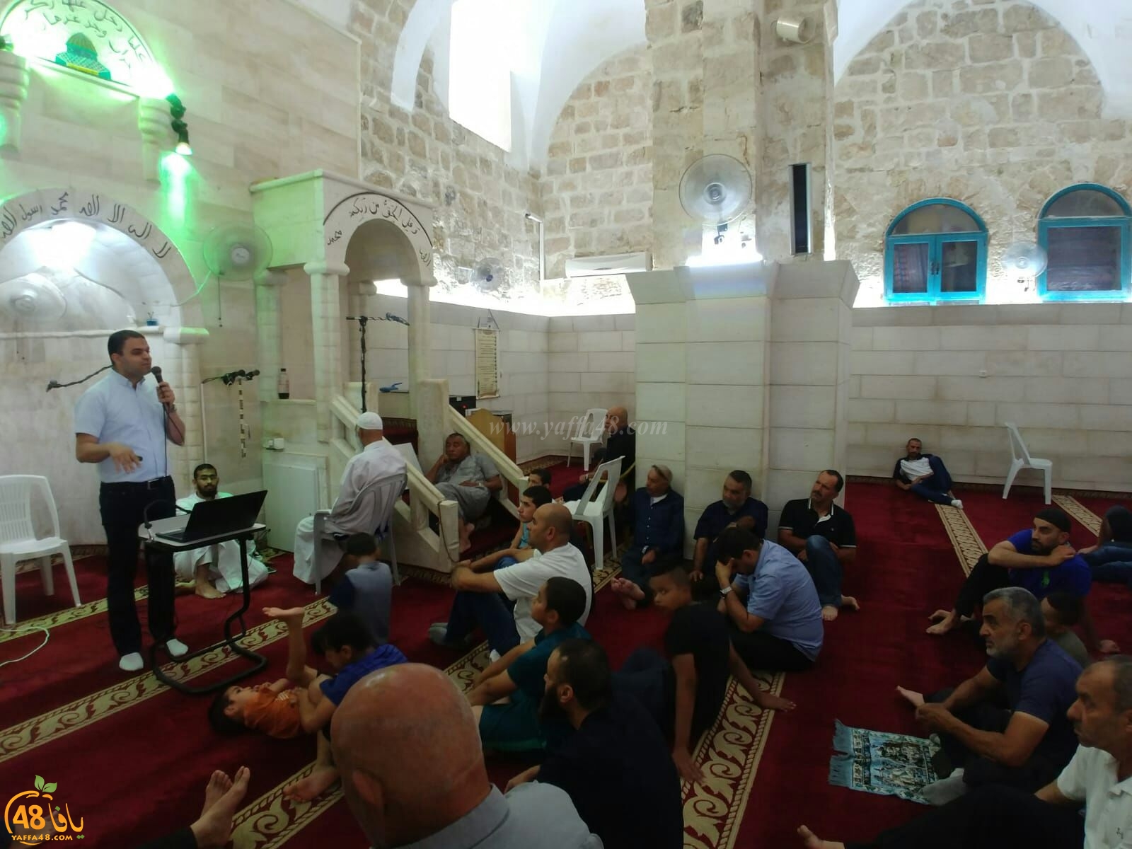 محاضرة في المسجد الكبير باللد بعنوان ترشيد الاستهلاك للاستاذ غسان صالح