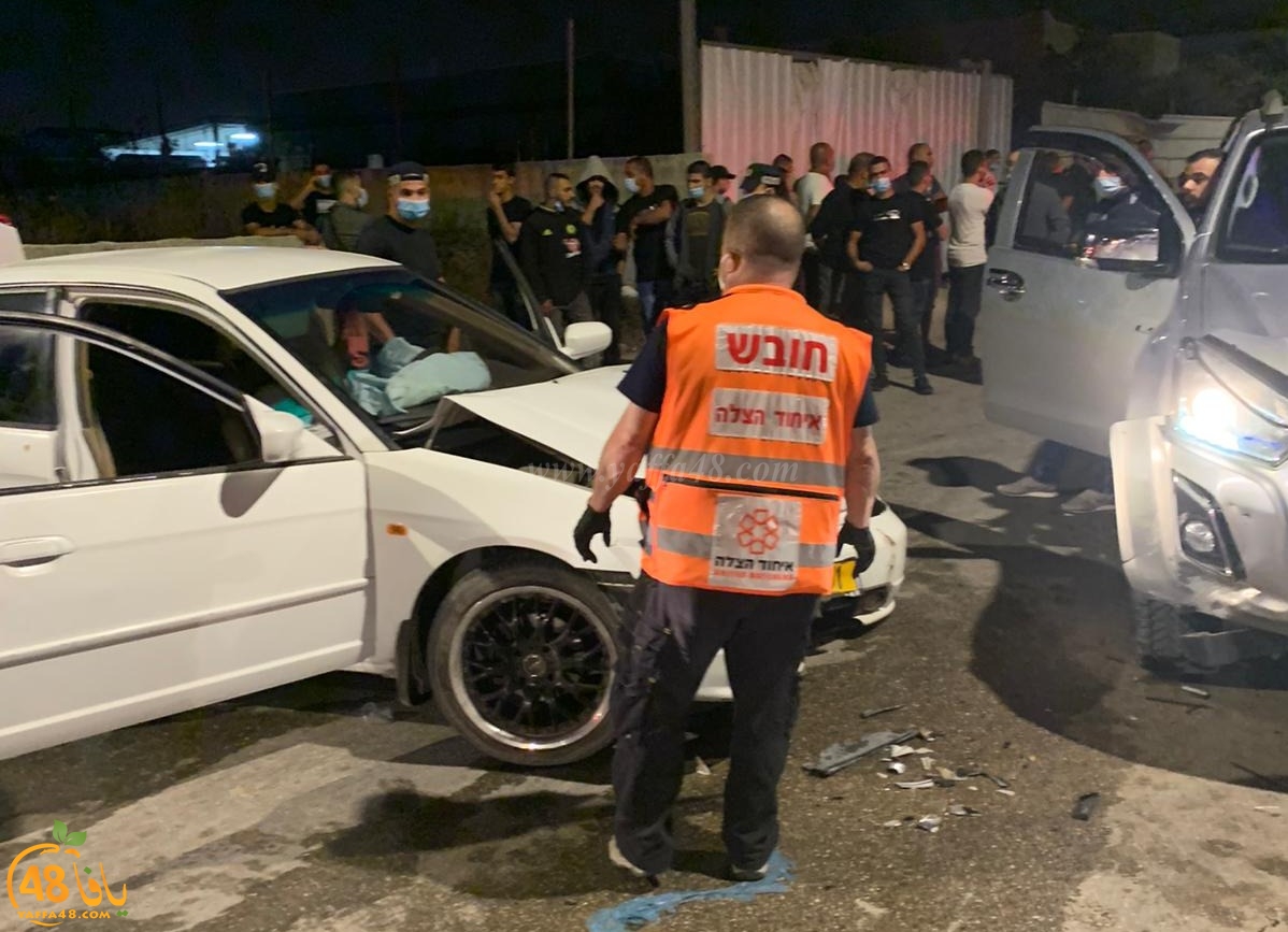  اللد: إصابة شخصين بحادث بين مركبتين بالمدينة