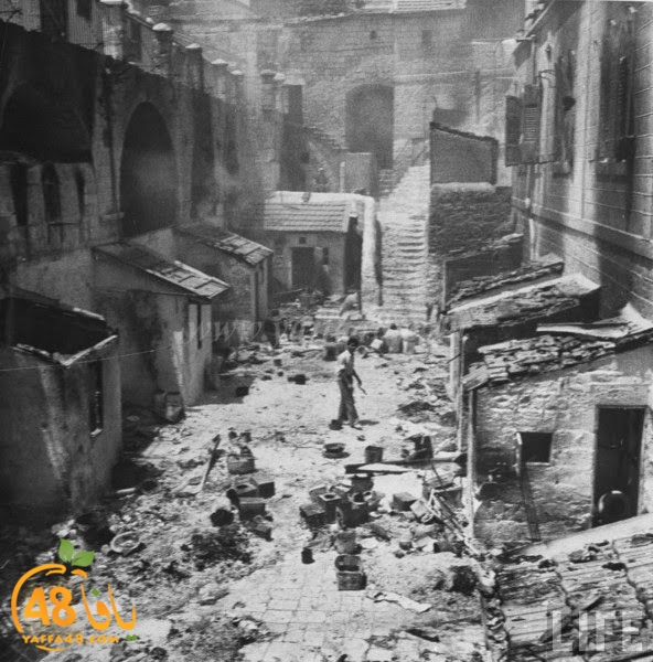 أيام نكبة| صور نادرة ليافا تُظهر حجم الدمار ومخلفات الحرب على المدينة