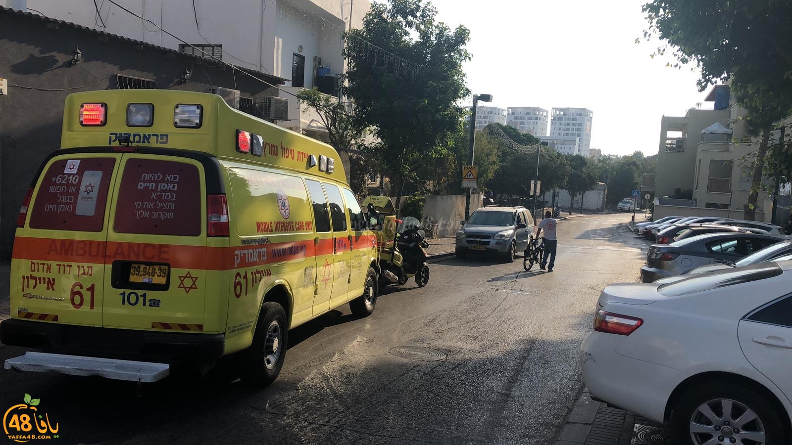  يافا: اصابة متوسطة لطفل سقط عن دراجته الهوائية 