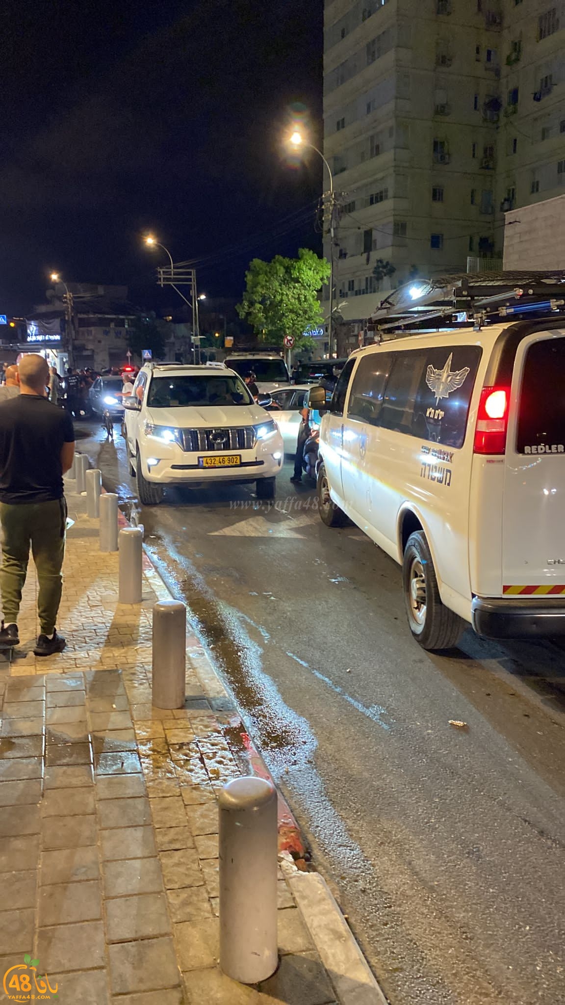 الشرطة تعتقل مشتبهاً به وسط شارع ييفت في مدينة يافا 