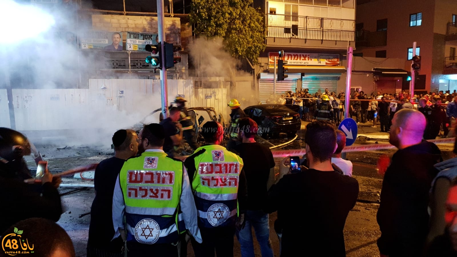 فيديو: مقتل شخصين بانفجار مركبة في تل ابيب والخلفية جنائية