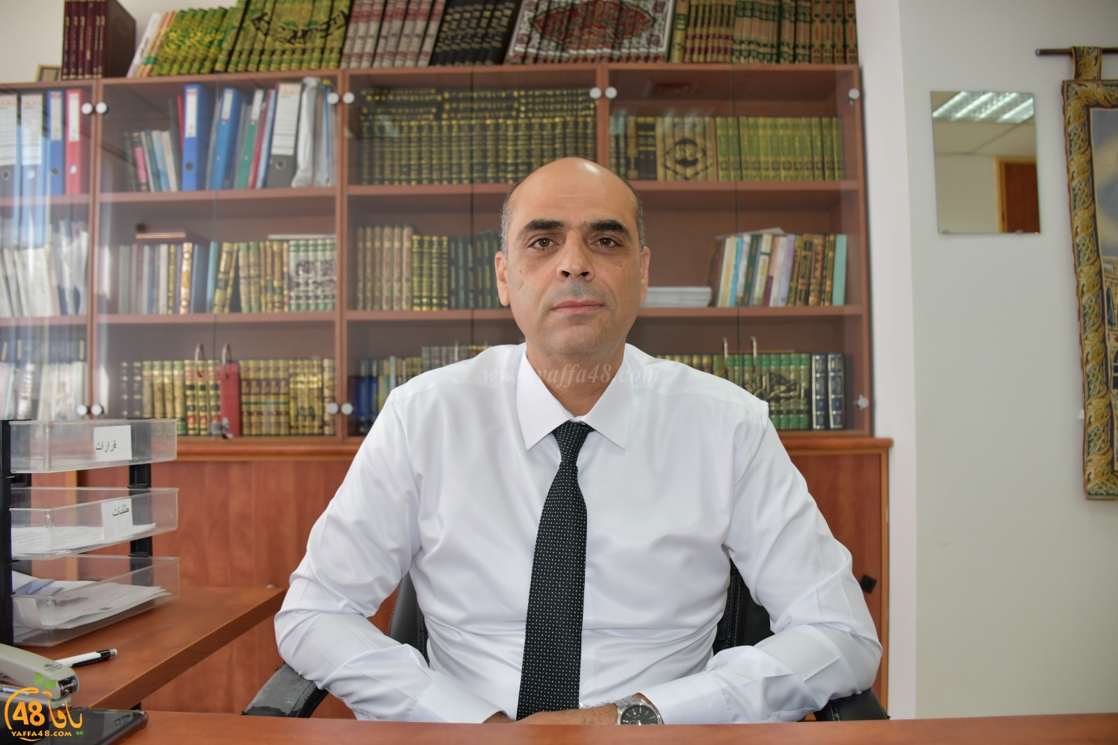 شاهد: لقاء مع القاضي د. اياد زحالقة مدير المحاكم الشرعية حول نقل المحكمة الشرعية من يافا