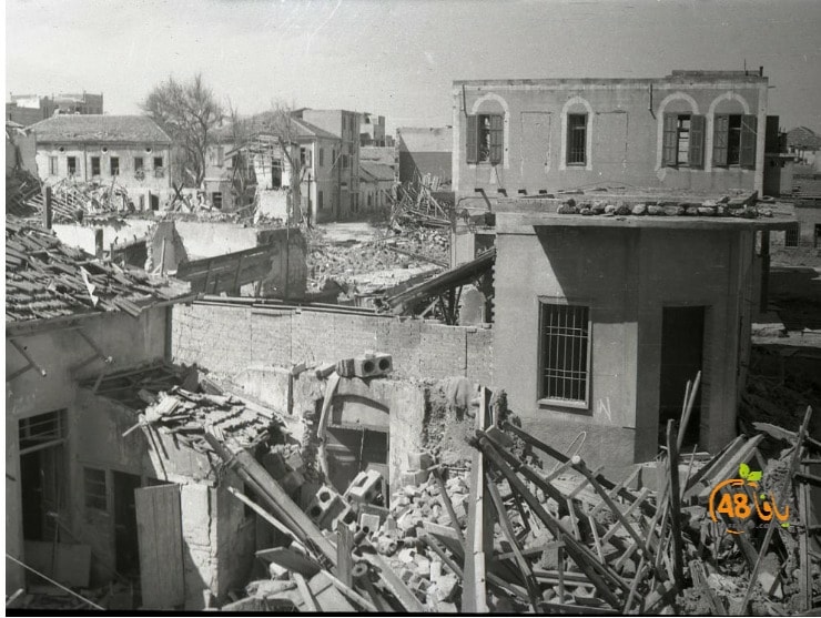 في مثل هذا اليوم من عام 1948 تعرض حي المنشية بيافا لأعنف قصف مدفعي 