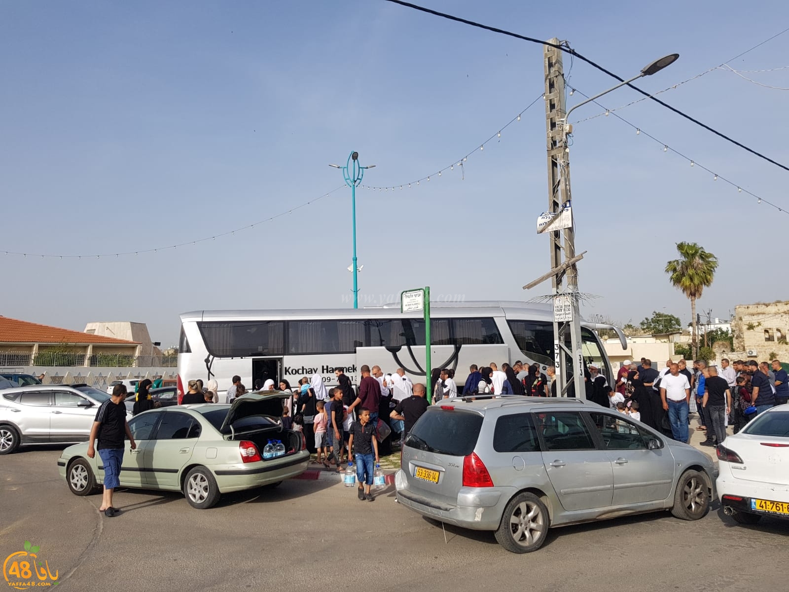 صور: عودة حافلات معتمري اللد والرملة البرّ إلى البلاد بسلام 