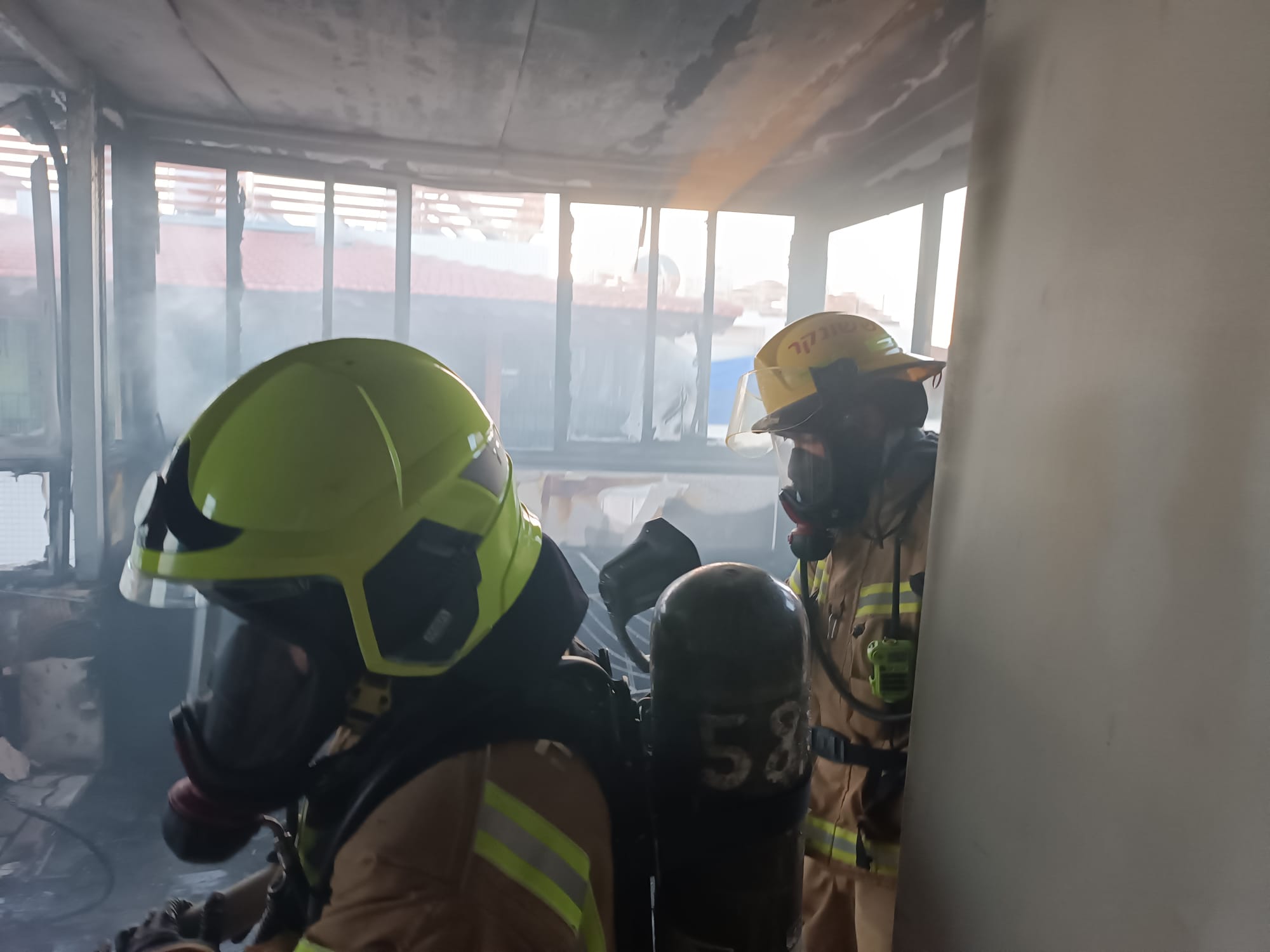 اللد: حريق داخل أحد المنازل دون اصابات