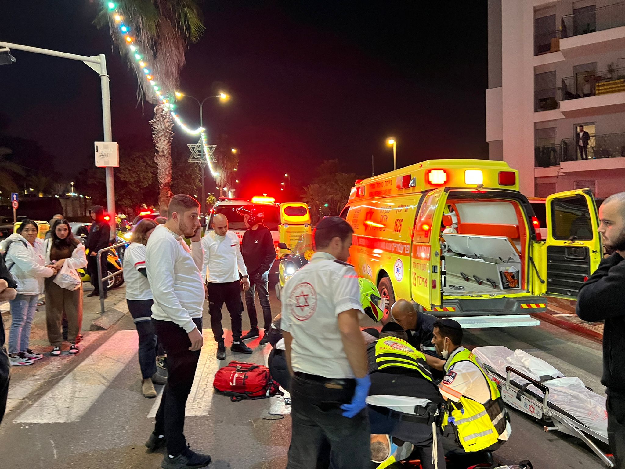  يافا: اصابة متوسطة لراكب دراجة نارية بحادث طرق ذاتي 