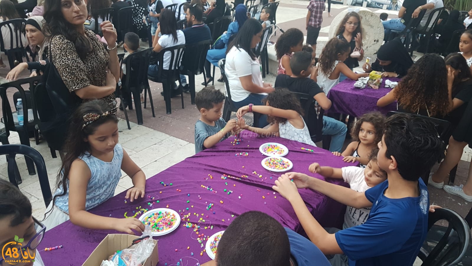 بالفيديو: مشاركة واسعة للأطفال في ثاني أيام مهرجان عيد الأضحى بسرايا يافا 