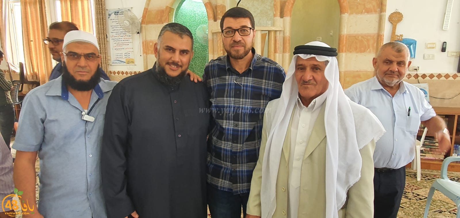 الرملة: الشيخ علي الدنف يعود الى منبر مسجد الرباط بعد شهر من اصابته 