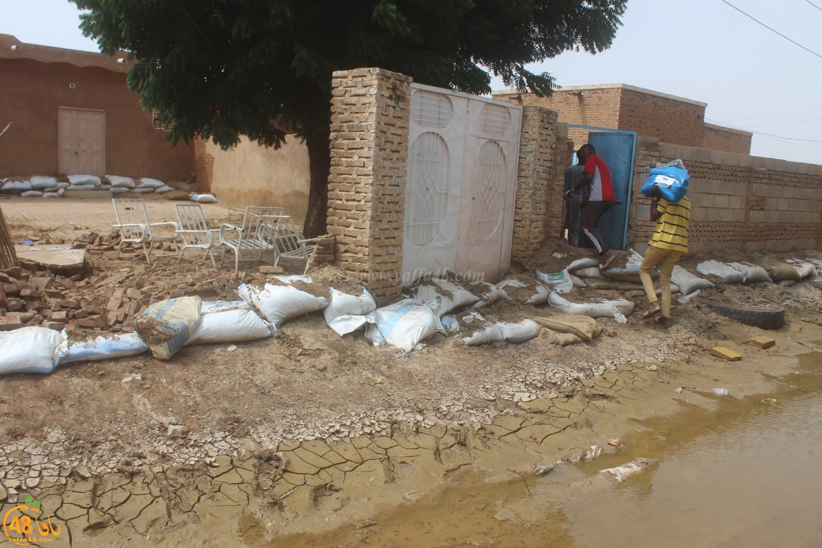 بعد حملة جمعية يافا للاغاثة الانسانية - وصول الدفعة الأولى من المساعدات للسودان