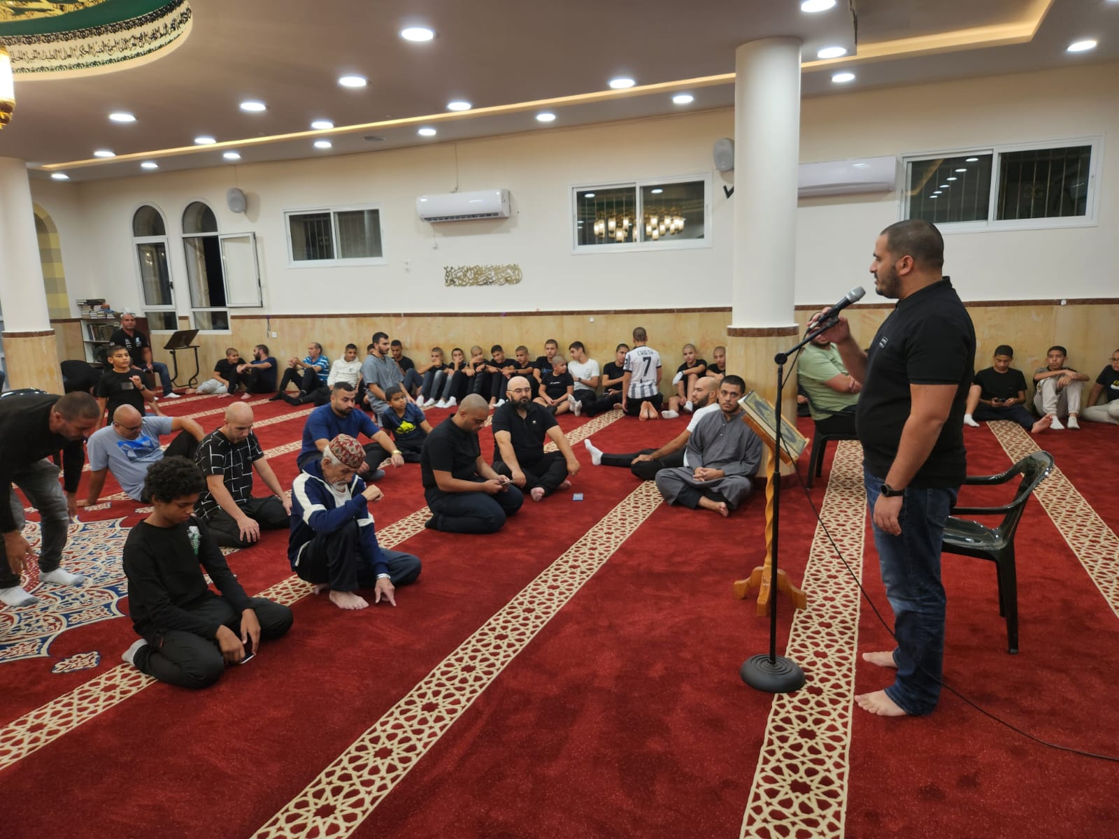 يافا: بالصور الأمسية الأسبوعية (مجالس النور ) في مسجد العجمي