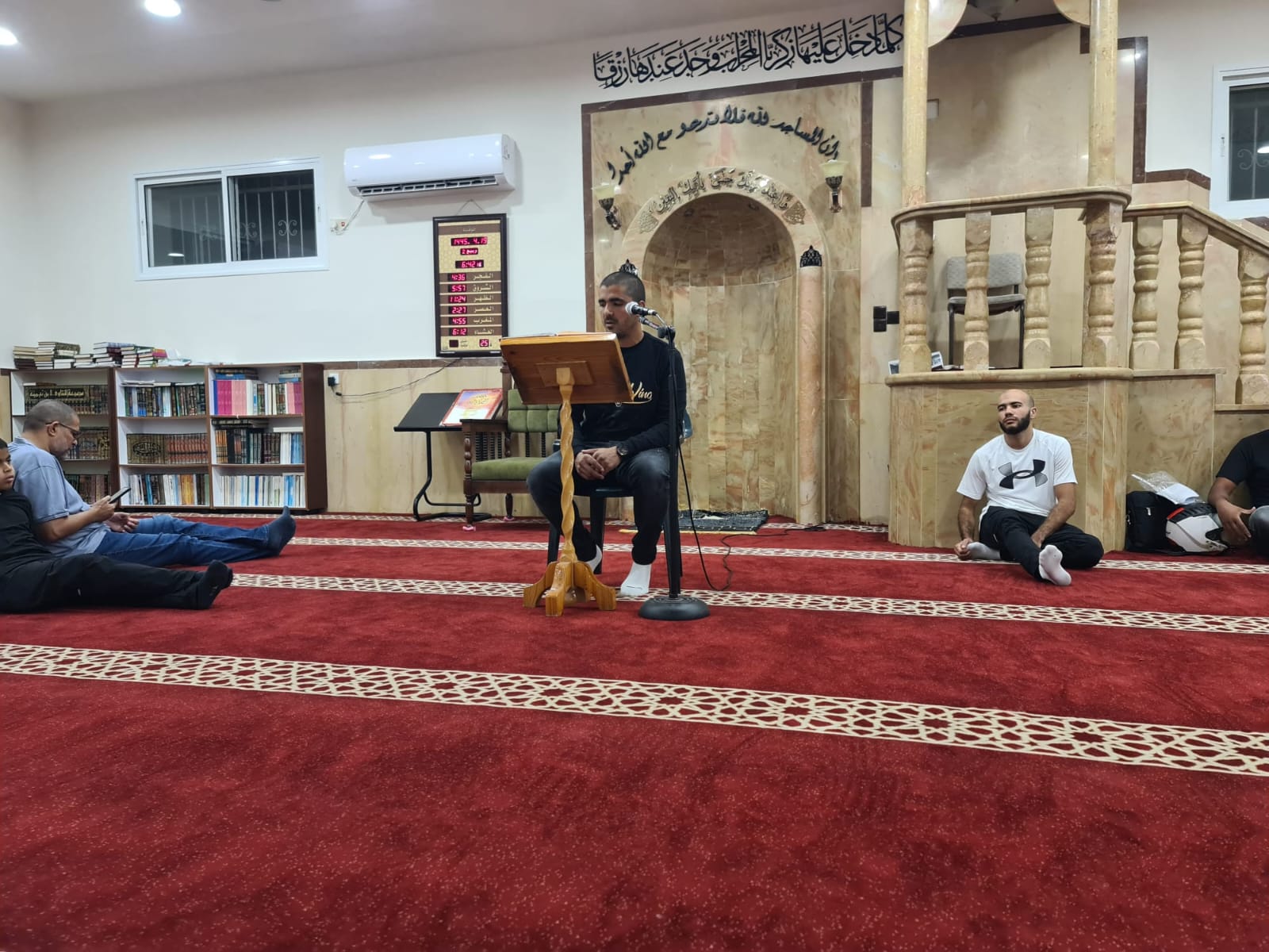 يافا: بالصور الأمسية الإيمانية الأسبوعية مجالس النور في مسجد العجمي