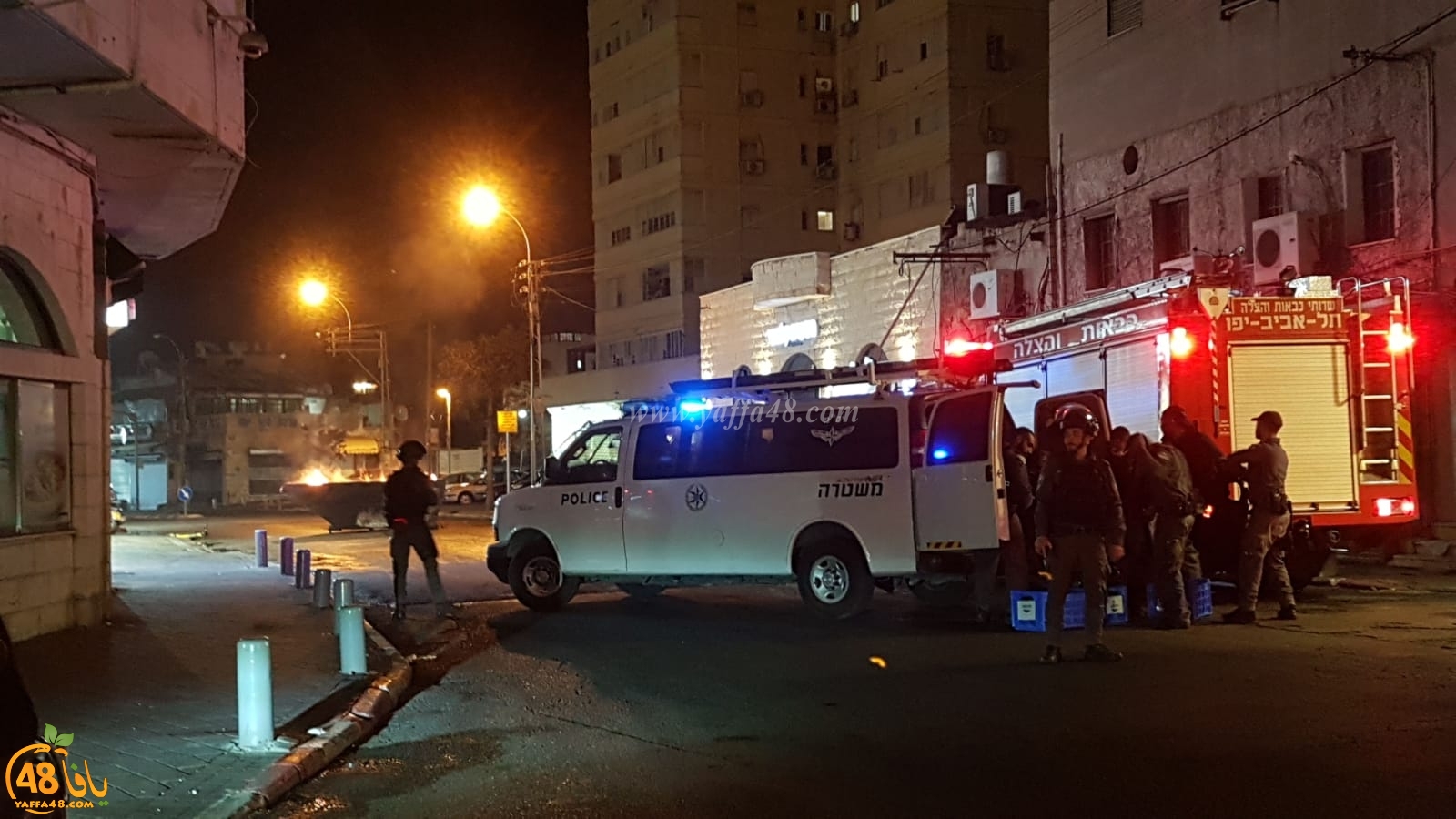 يافا: الليلة الماضية - اعتقال قاصر 17 عاماً بعد تجدد الاحتجاجات 