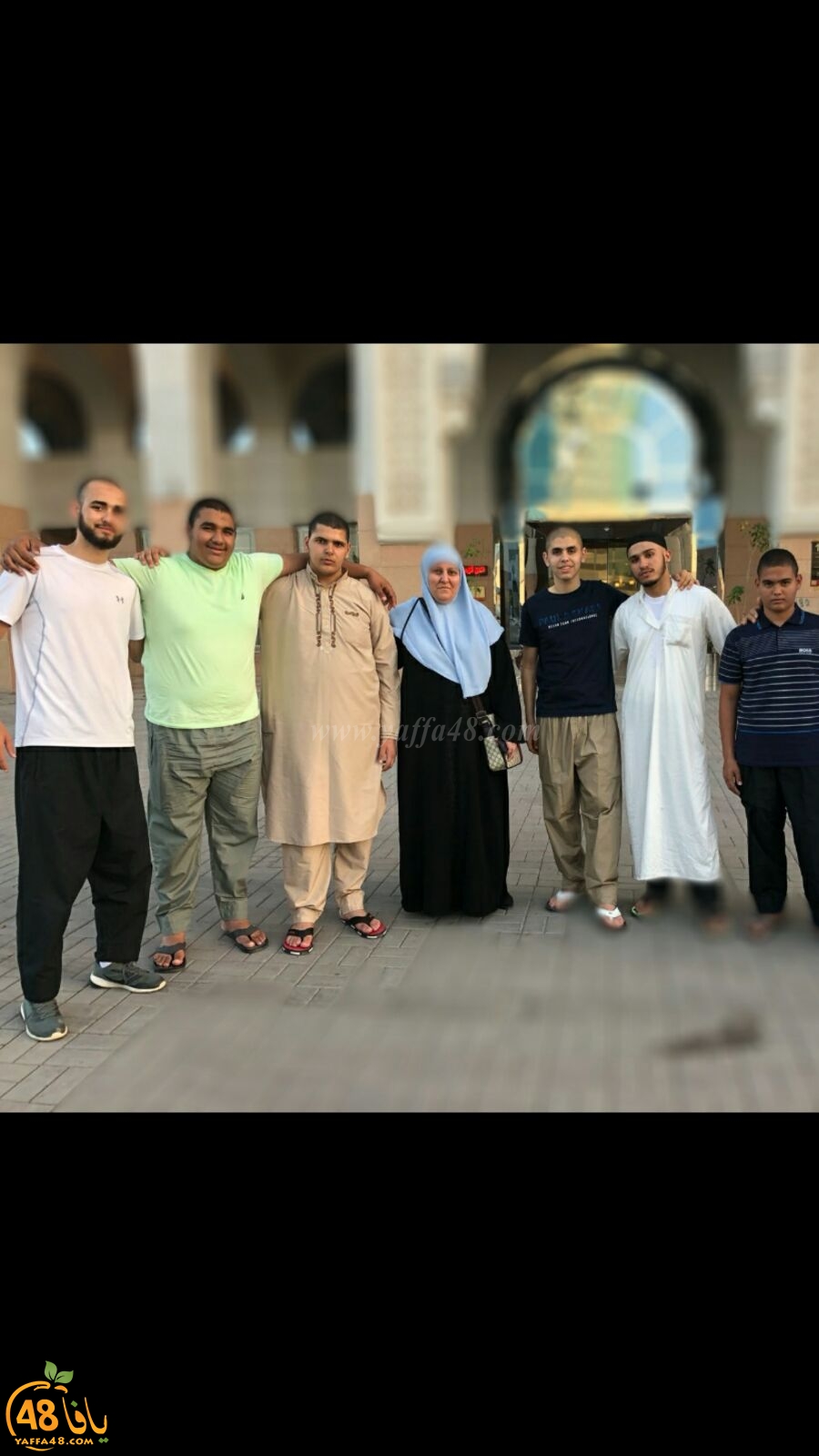 صور للمشاركين في مسابقة مزامير يافا اثناء تواجدهم في المدينة المنورة 