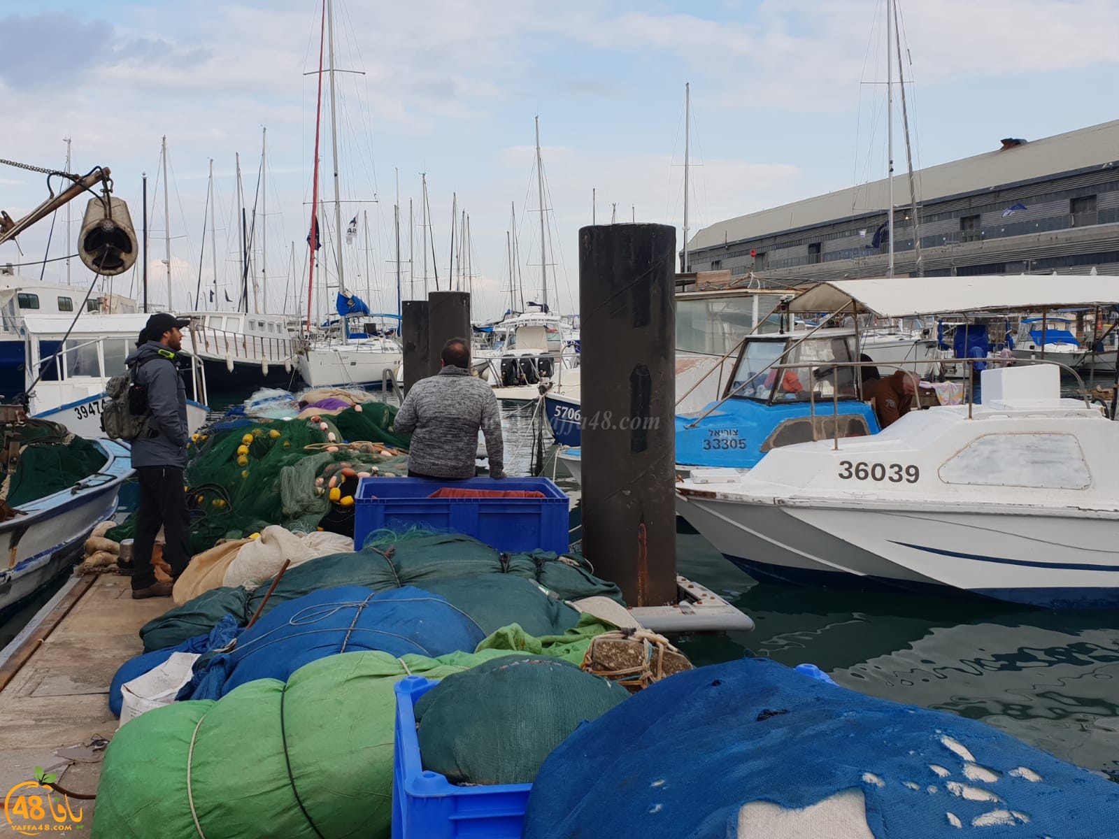   بالفيديو: شرطة الحفاظ على البيئة تُداهم مراكب الصيادين في ميناء يافا 