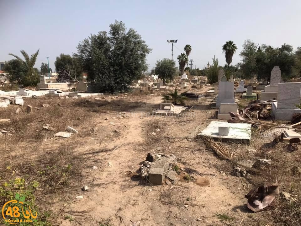  اللد: مبادرة شبابية لتنظيف وصيانة المقبرة الاسلامية بالمدينة 